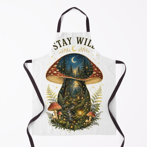 Item preview, Meet Me in the Forest Mushroom Cottagecore Design designed and sold by CatalystAI.