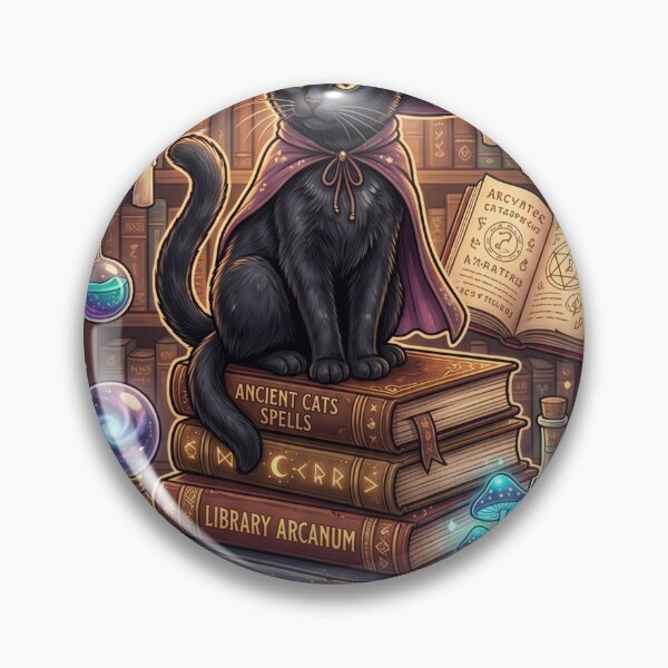 Item preview, Black Cat Sitting in Books | Design T-Shirt  designed and sold by Prism-Bubble.
