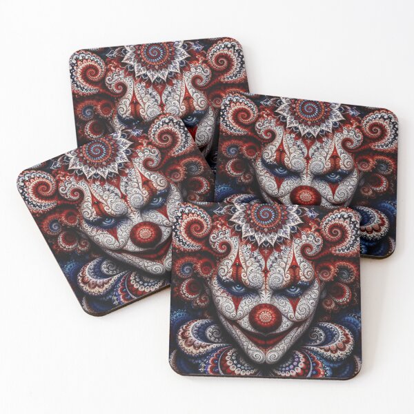 Item preview, Fractal Mandala Clown designed and sold by hyperbeast store.