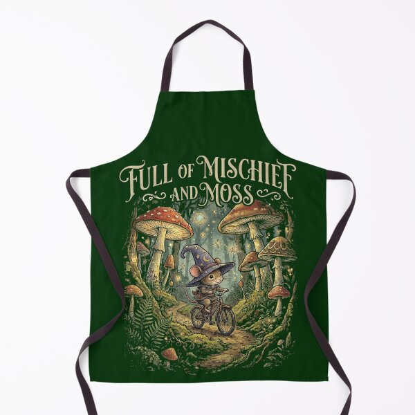Item preview, Whimsical, full of mischief and moss designed and sold by Applecrunch.