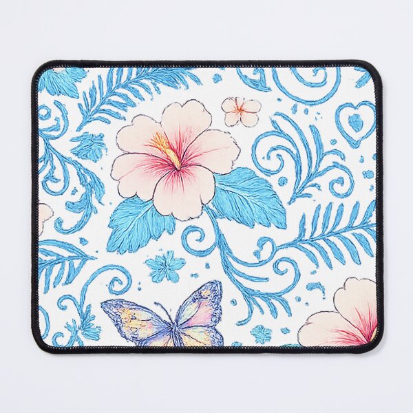 Item preview, Botanical Garden Pattern with Butterflies and Floral Elements designed and sold by Hookesmode.