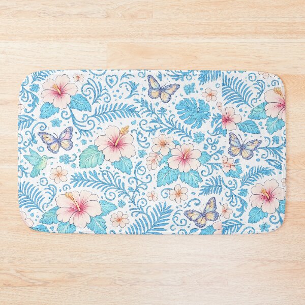 Item preview, Botanical Garden Pattern with Butterflies and Floral Elements designed and sold by Hookesmode.