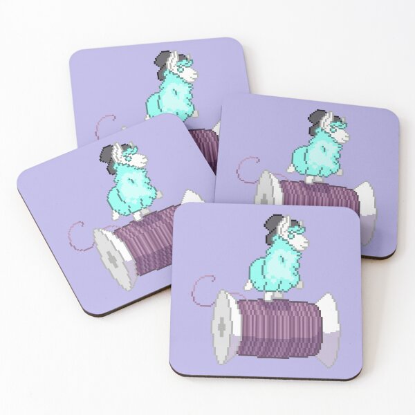 Item preview, Tiny Llama with a Spool of Thread designed and sold by LlamaTrinkets.
