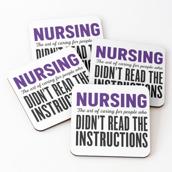 Item preview, Nursing Art of Caring People Didn't Read Instructions designed and sold by Alvren.
