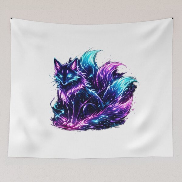 Item preview, Neon Spirit Fox designed and sold by Mysthor-Designs.