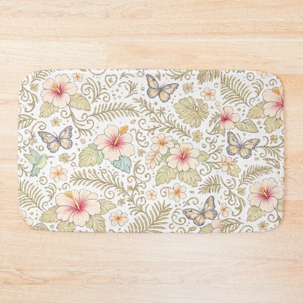 Item preview,  Botanical Garden Pattern with Butterflies and Floral Elements designed and sold by Hookesmode.