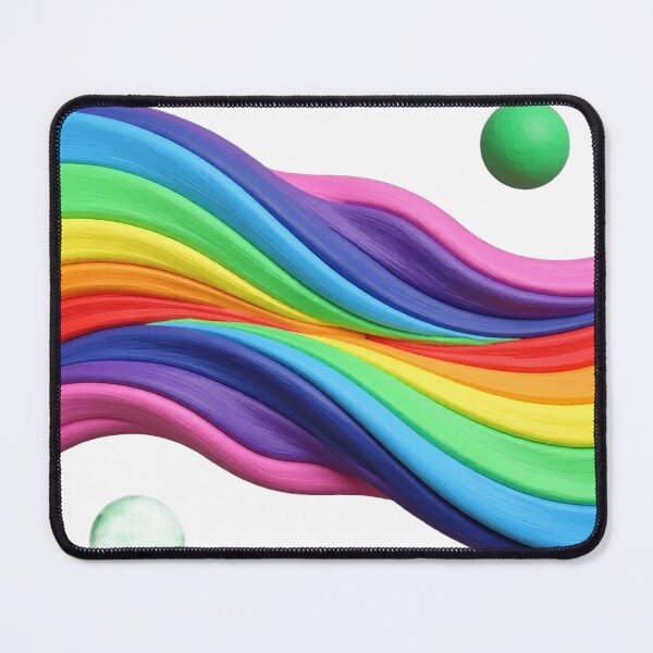 Item preview, waves circles C-br colorful geometric abstract design designed and sold by SmashingDeals.
