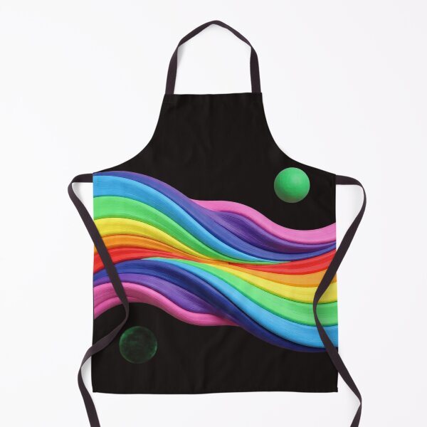 Item preview, waves circles C-br colorful geometric abstract design designed and sold by SmashingDeals.