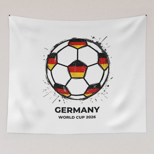 Item preview, Germany Soccer Ball Flag - World Cup Ball Series 2026 designed and sold by DesignLab13.