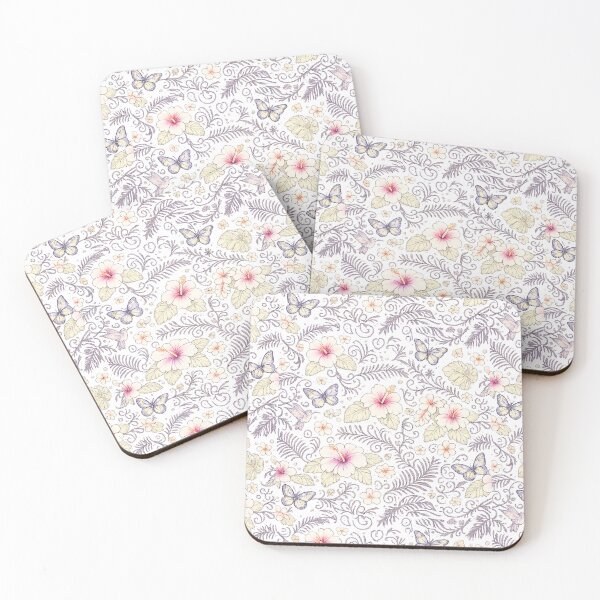 Item preview, Botanical Garden Pattern with Butterflies and Floral Elements designed and sold by Hookesmode.