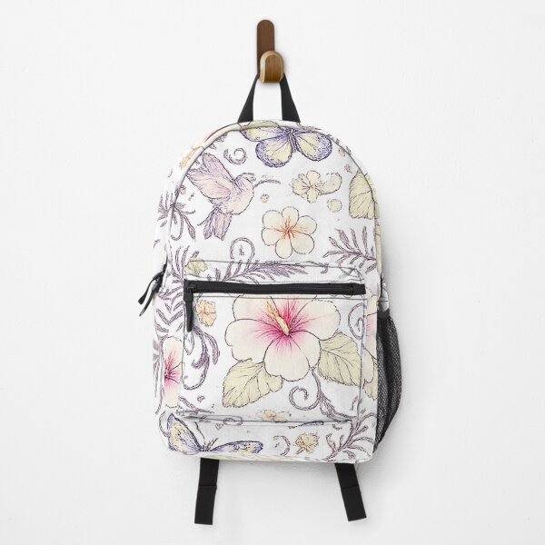 Item preview, Botanical Garden Pattern with Butterflies and Floral Elements designed and sold by Hookesmode.