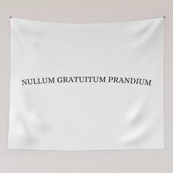 Item preview, "NULLUM GRATUITUM PRANDIUM" - Garett Graham Tattoo designed and sold by DreamsPortal.