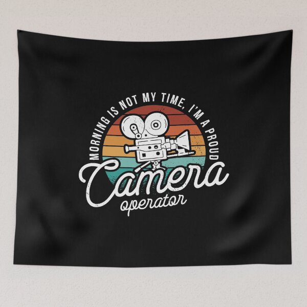 Item preview, Camera Operator Morning Is Not My Time Filmmaker designed and sold by tshirtconcepts.