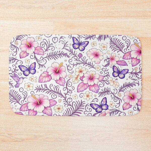 Item preview, Botanical Garden Pattern with Butterflies and Floral Elements designed and sold by Hookesmode.