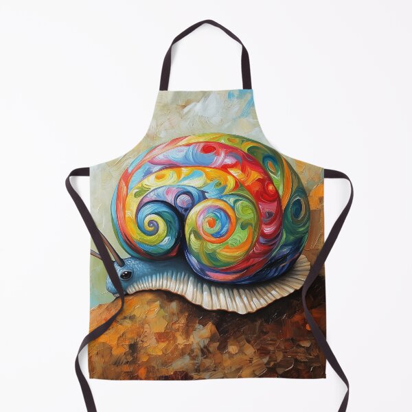 Item preview, Colorful Rainbow Snail | Cute Multicolor Snail Art Design designed and sold by WordPlayStudio.
