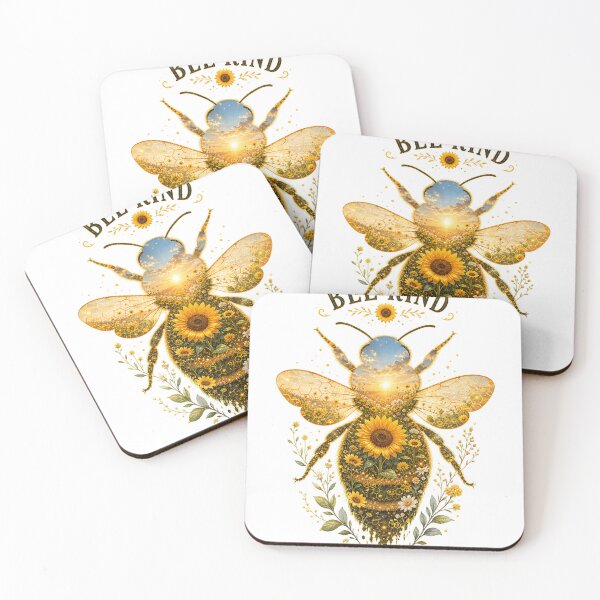 Item preview, Bee and Sunflower Botanical Nature Design designed and sold by CatalystAI.