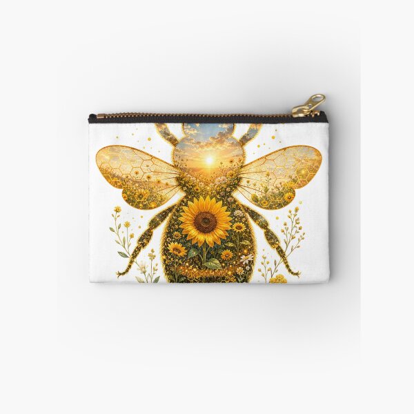 Item preview, Bee and Sunflower Botanical Nature Design designed and sold by CatalystAI.