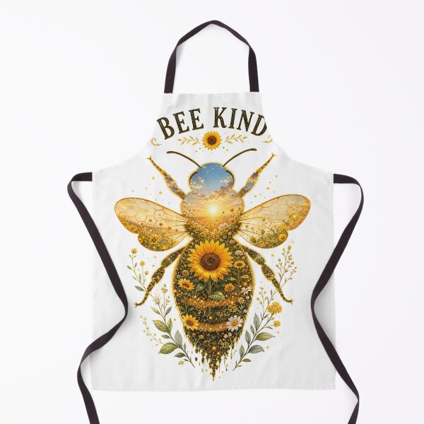 Item preview, Bee and Sunflower Botanical Nature Design designed and sold by CatalystAI.