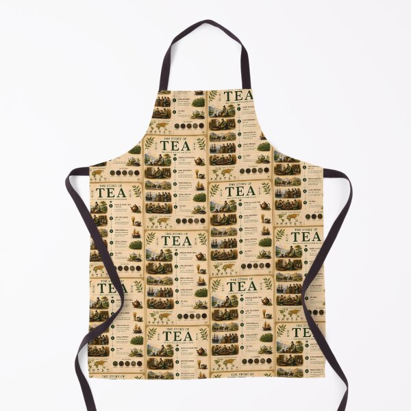 Item preview, The Story of Tea Vintage Infographic Poster designed and sold by Easternpantry.