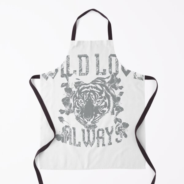 Item preview, Wild Love Always Tiger Paisley Floral Monochrome T-Shirt designed and sold by Atique Creations.
