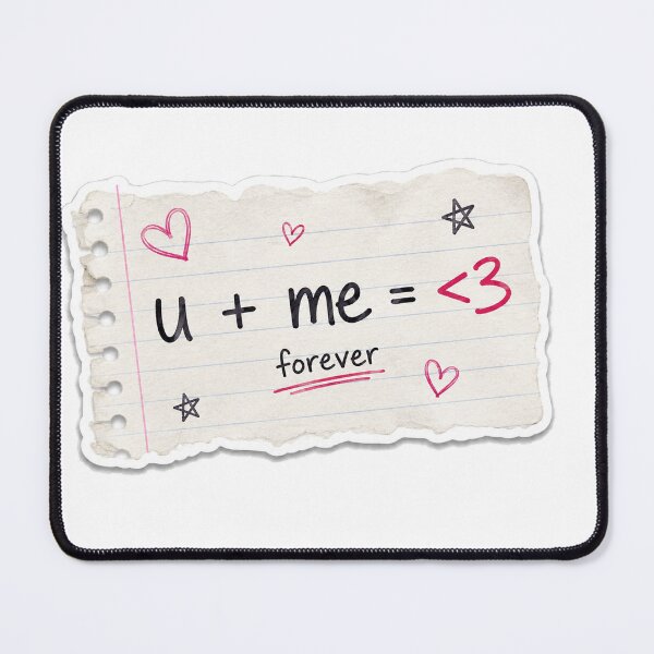 Item preview, You plus me equals a heart forever - a heart forever designed and sold by collectionpoint.