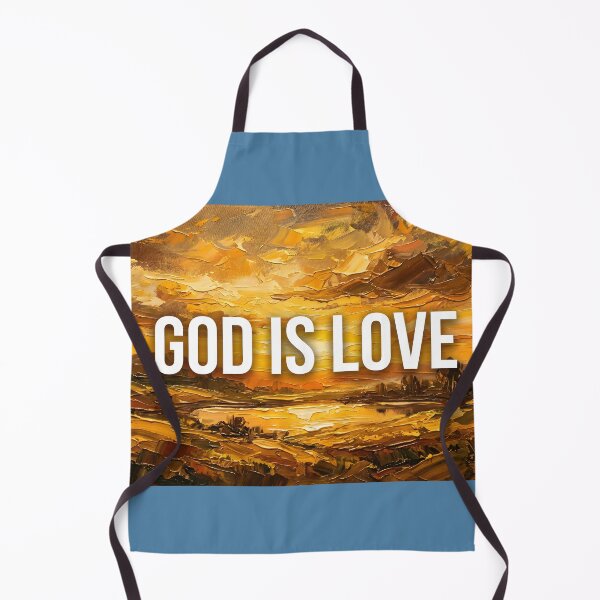 Item preview, God Is Love Impasto Oil Painting Aesthetic designed and sold by RRRShop.