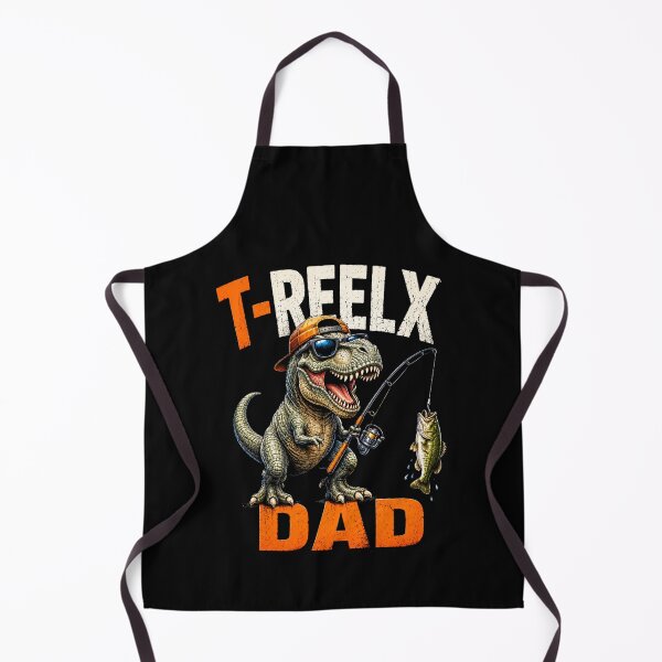 Item preview, T-Reelx Dad Funny Fishing T-Rex Dinosaur designed and sold by 519xdesign.
