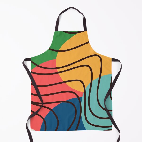 Item preview, Abstract Organic Lines Modern Color Block Geometric Design designed and sold by Volt Junkies.