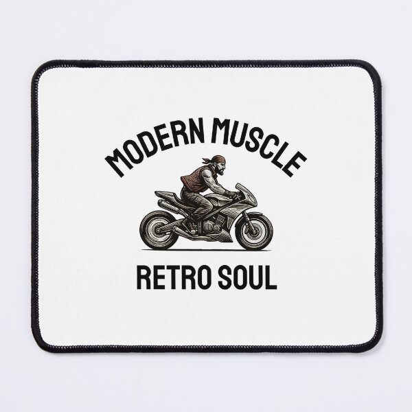 Item preview, Modern Muscle Retro Soul Biker designed and sold by RamjoVerse.