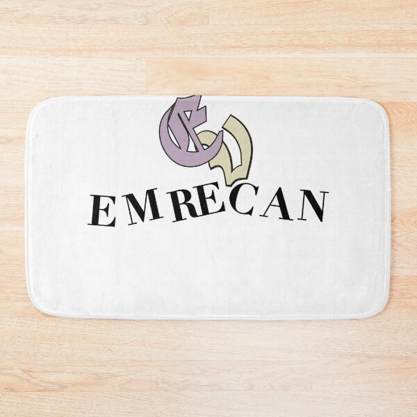 Item preview, Emrecan Custom Name Monogram Minimalist Typography T-Shirt designed and sold by Atique Creations.