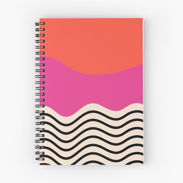 Item preview, Mid Century Modern Waves Retro Abstract Geometric Design designed and sold by Volt Junkies.