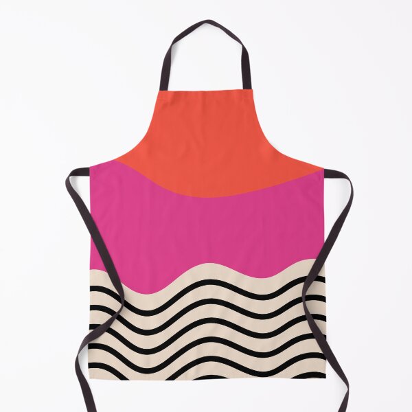 Item preview, Mid Century Modern Waves Retro Abstract Geometric Design designed and sold by Volt Junkies.