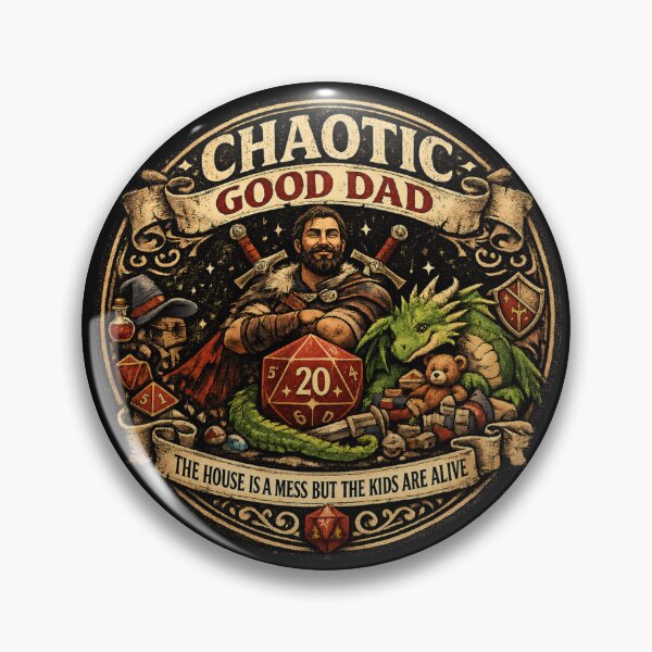 Item preview, Chaotic good dad designed and sold by HiPatti.