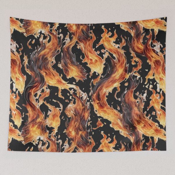 Item preview, Abstract Blazing Flame Patterns designed and sold by Prachodayat Artworks.