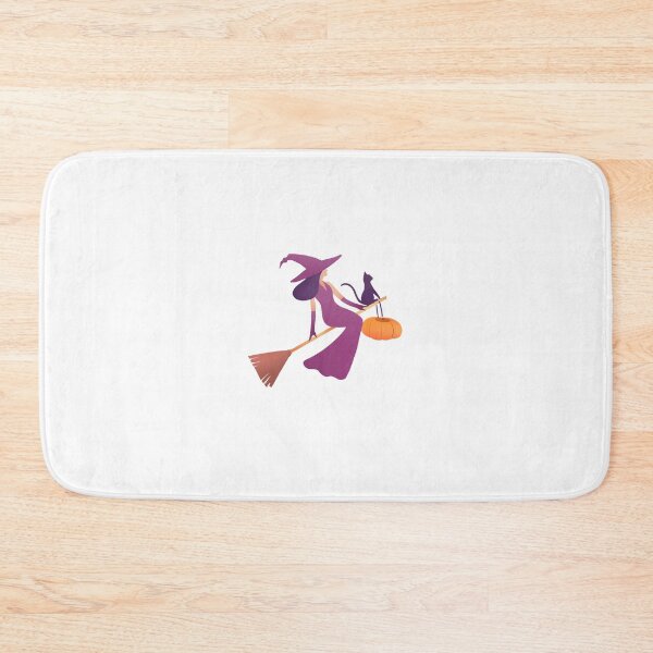 Item preview, Magical Witch Flying on Broomstick Illustration designed and sold by DailyDoodlesBySumbul.