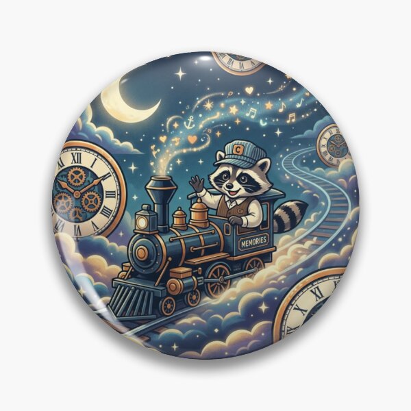 Item preview, Memories Train – Raccoon Conductor of Time  designed and sold by Dogandesighn.