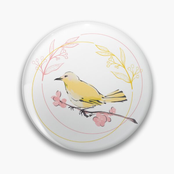 Item preview, Bird With Spring Flower. designed and sold by Dinasshop.