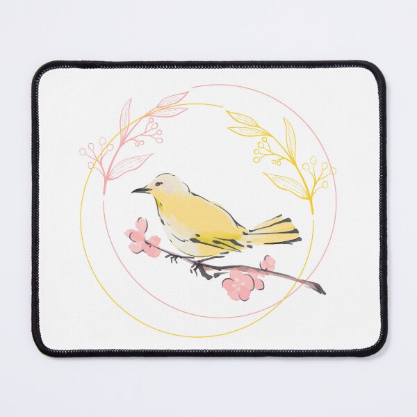 Item preview, Bird With Spring Flower. designed and sold by Dinasshop.