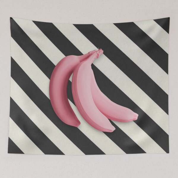 Item preview, Pink Banana Pop Art Design Retro Dopamine Fruit Art designed and sold by Volt Junkies.