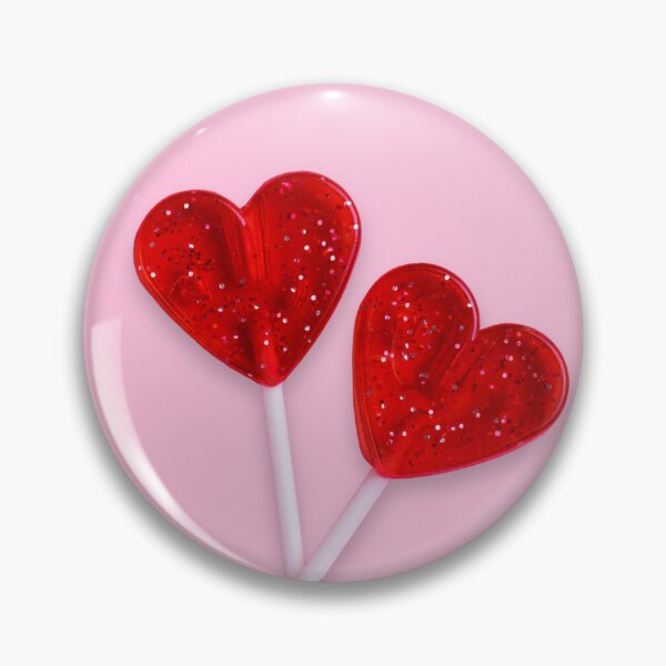 Item preview, Cute Romantic Candy Lollipop Heart Pop Art designed and sold by Volt Junkies.