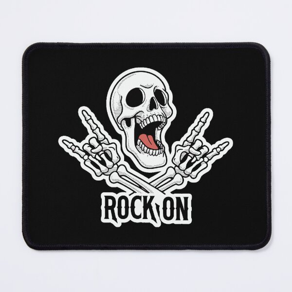 Item preview, Rock On Skeleton Hand Sign Heavy Metal Skull Graphic Design designed and sold by TipTop GFX.
