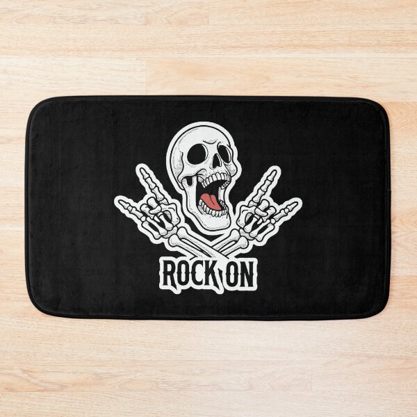 Item preview, Rock On Skeleton Hand Sign Heavy Metal Skull Graphic Design designed and sold by TipTop GFX.