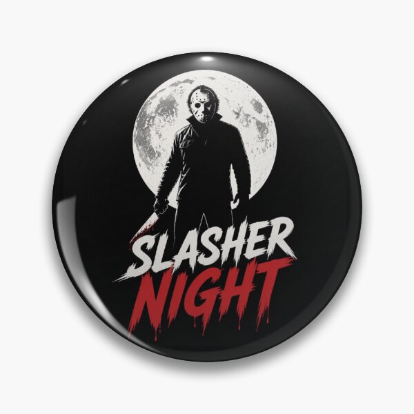 Item preview, Slasher Night Retro Horror Movie Inspired Design designed and sold by Shadryx.