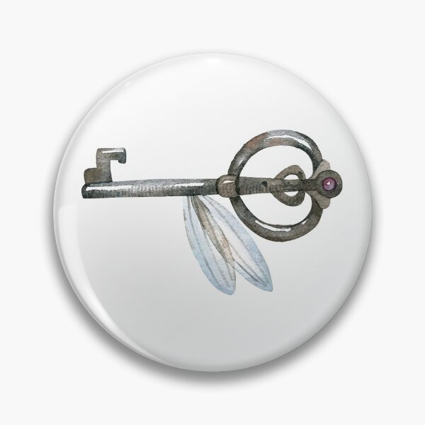 Item preview, Watercolor Magic Skeleton Key designed and sold by SashaZinch.