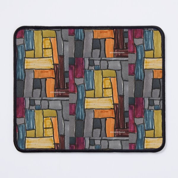Item preview, Dark Rainbow Rectangles designed and sold by DancingCreek.