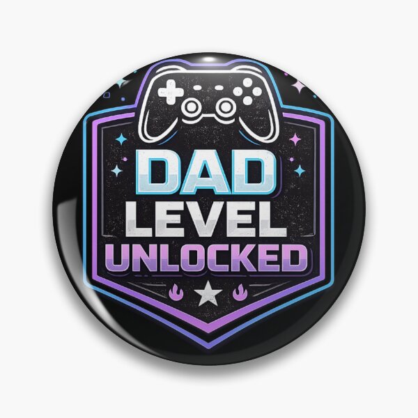 Item preview, Dad Level Unlocked – Gamer Fatherhood Graphic designed and sold by Snedsdigital.