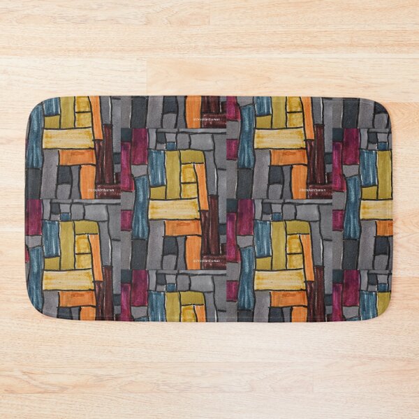 Item preview, Dark Rainbow Rectangles  designed and sold by DancingCreek.