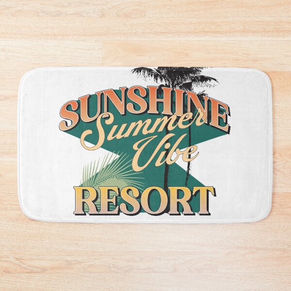 Item preview, Sunshine Summer Vibe Resort Retro Palm Tree T-Shirt designed and sold by Atique Creations.