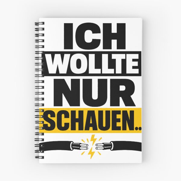 Item preview, Funny Electrician Quote – “Ich wollte nur schauen…” T-Shirt designed and sold by WattSarkasmus.