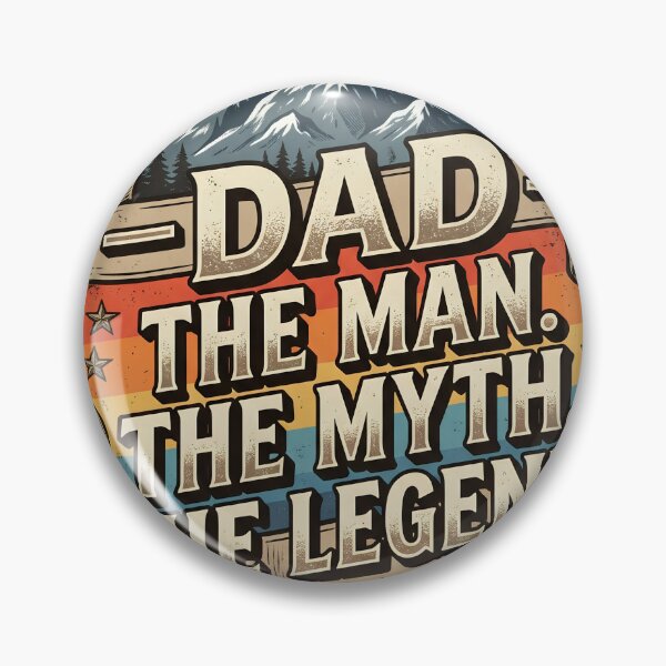 Item preview, Dad The Man The Myth The Legend Retro Sunset Mountain designed and sold by PACS0011.